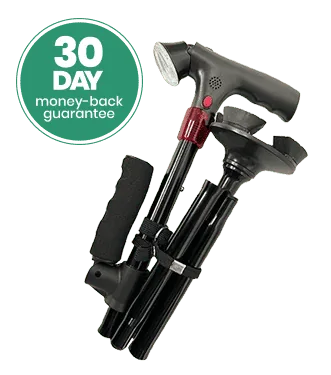Ready Walker Smart Cane 30 day money back guarantee badge